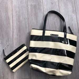 Kate Spade tote with matching pouch